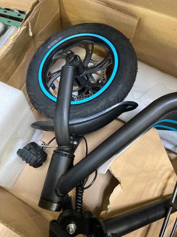 Photo 1 of  Winado Electric Scooters for Adults, 25Miles Long Range, 15.5MPH Top Speed, Foldable E-Scooter 450W Motor with 12" Pneumatic Tire, Seat, Wide Deck, Dual Disc Brake Kick Scooter for Commuting 