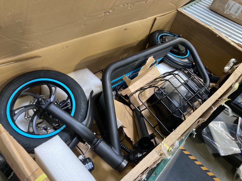 Photo 1 of  Winado Electric Scooters for Adults, 25Miles Long Range, 15.5MPH Top Speed, Foldable E-Scooter 450W Motor with 12" Pneumatic Tire, Seat, Wide Deck, Dual Disc Brake Kick Scooter for Commuting 