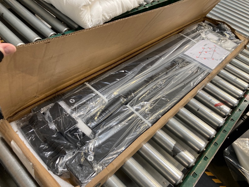 Photo 1 of  ZINUS Paige Compack 7 Inch Heavy Duty Bed Frame, for Box Spring and Mattress Sets, Cal King, Black 
