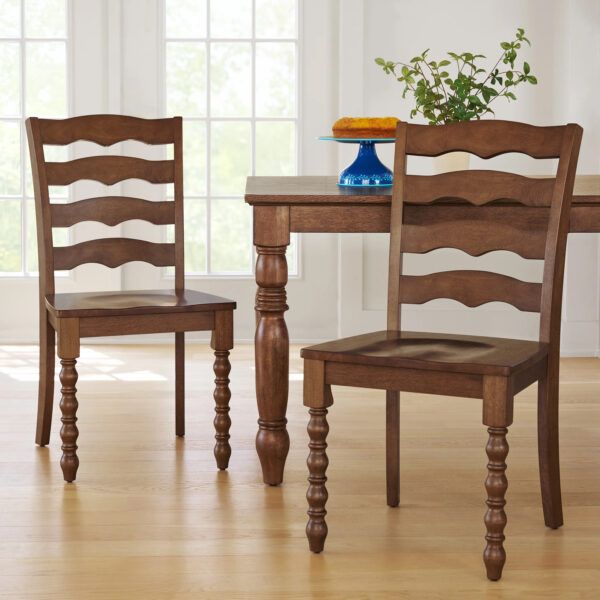 Photo 1 of Harper 2pk Homestead Brown Dining Chairs