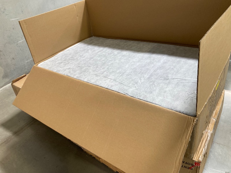 Photo 1 of  AC Pacific Bentley U-Shaped Plush Sectional Couch with Chaise, Soft Corduroy Texture with Modern Vertical Tufted Details, 6 Seater Sectional Sofa, Supportive Cushions & Sturdy Wooden Legs, Dusk 