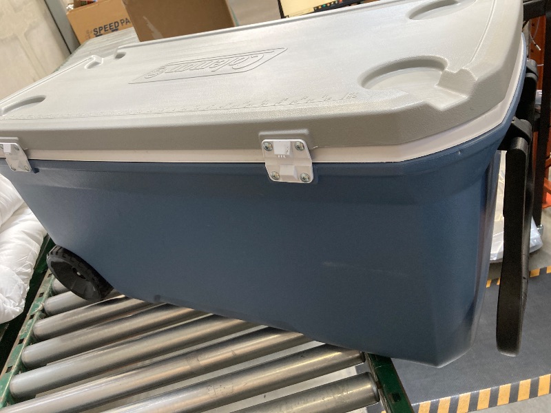 Photo 1 of  Coleman 316 Series 100QT Hard Chest Wheeled Cooler Lakeside Blue 