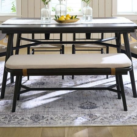 Photo 1 of Better Homes & Gardens Springwood Dining Bench Charcoal Finish