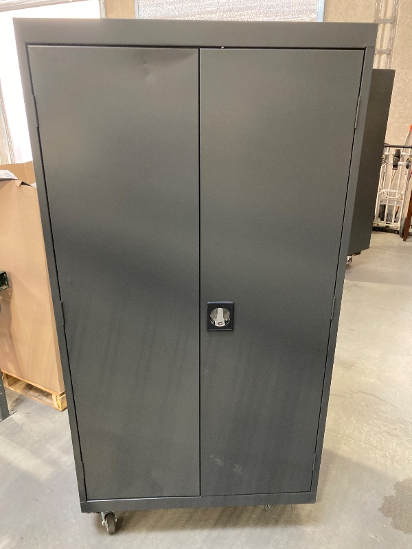 Photo 1 of Elite Transport Series ( 36 in. W X 72 in. H X 24 in. D ) Steel Garage Freestanding Cabinet in Charcoal