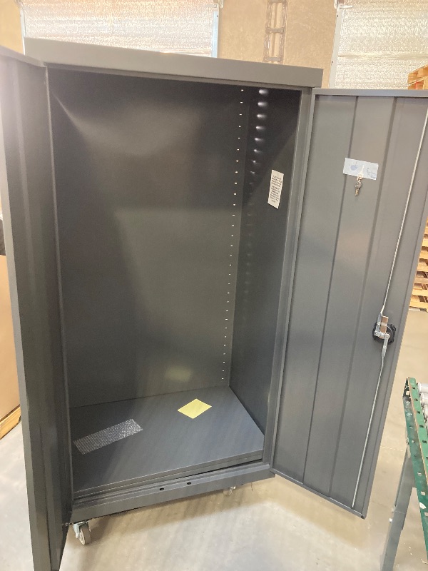 Photo 1 of Elite Transport Series ( 36 in. W X 72 in. H X 24 in. D ) Steel Garage Freestanding Cabinet in Charcoal