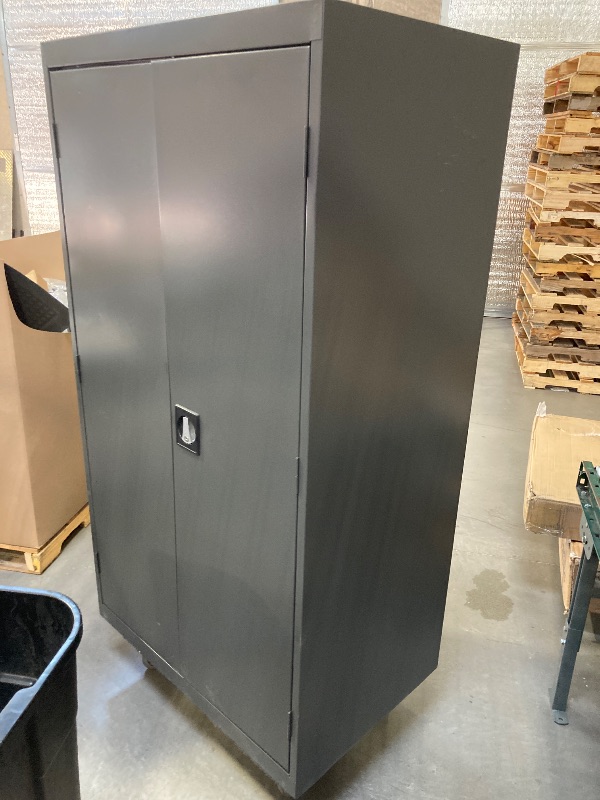 Photo 1 of Elite Transport Series ( 36 in. W X 72 in. H X 24 in. D ) Steel Garage Freestanding Cabinet in Charcoal