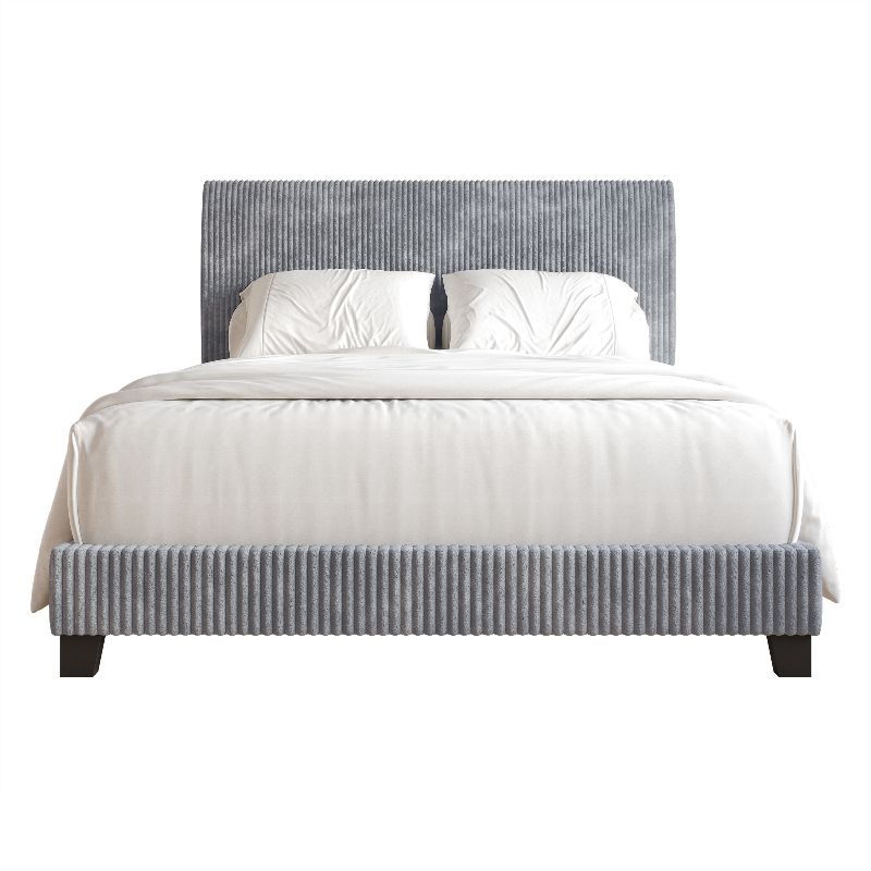 Photo 1 of CraftPorch Corduroy Elegant and Chic Velvet Upholstered Bed Headboard Only, KING SIZE