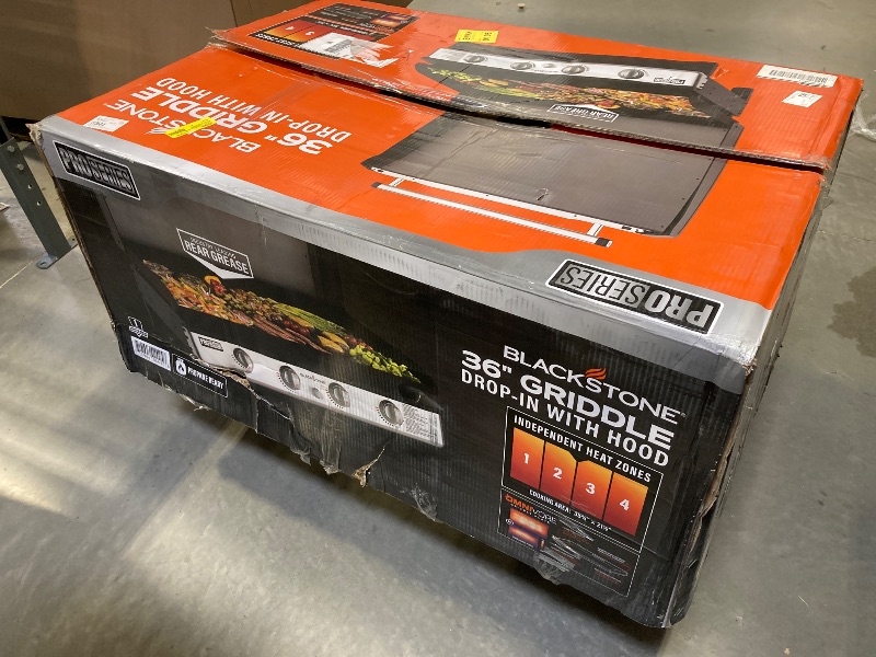 Photo 1 of Blackstone ProSeries 4-Burner 36" Propane Omnivore Drop-in Outdoor Griddle 