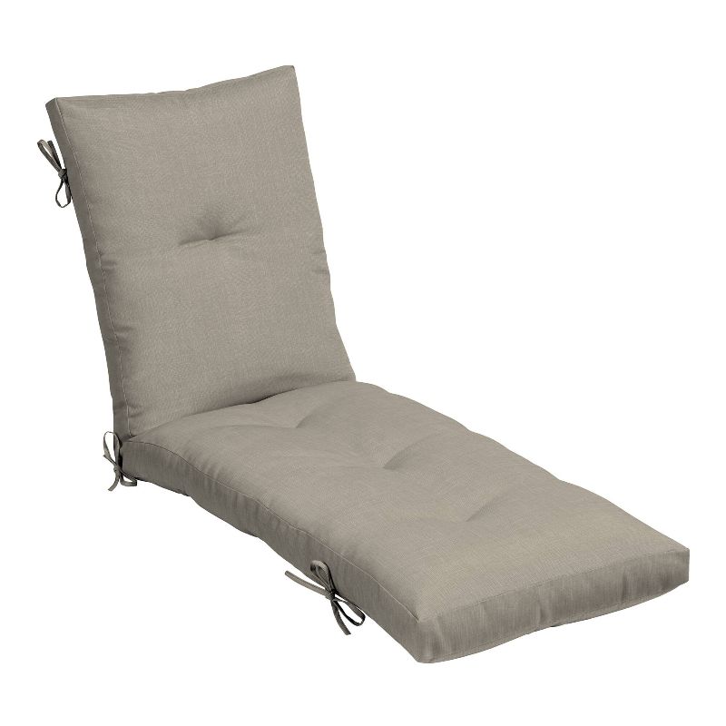 Photo 1 of Arden Selections EarthFIBER Outdoor Tufted Chaise Cushion, 22 X 76 INCH