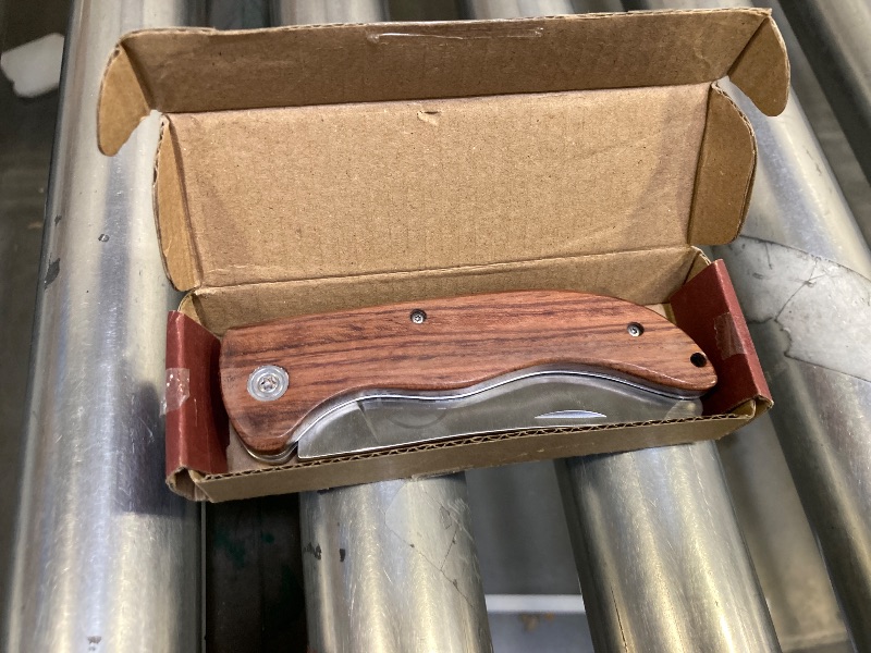 Photo 1 of  TIVOLI Kids Pocket Knife Folding Knife Safety Knife for Kids with Safe Rounded Camping Knife Designed for Children's Outdoor Camping with Hanging Holes Pocket Knife for Boy’s First Knife 