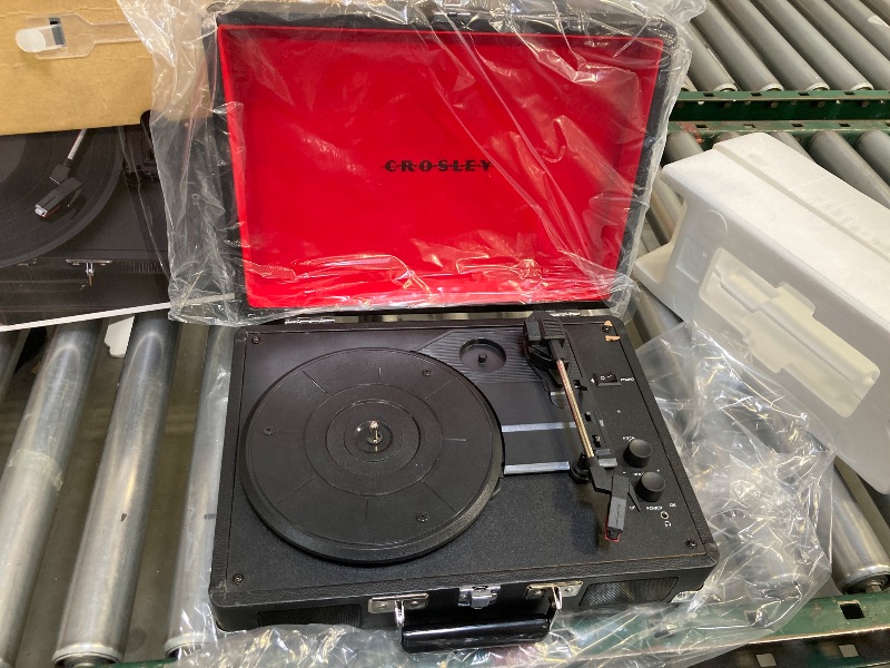 Photo 1 of  Crosley Cruiser Premier Vinyl Record Player with Speakers and Wireless Bluetooth - Audio Turntables 