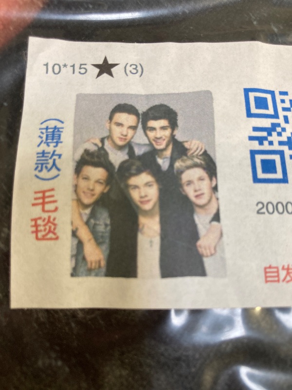 Photo 1 of ONE DIRECTION BLANKET, 40 X 50 INCHES