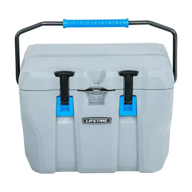 Photo 1 of Lifetime 28 Quart New High-Performance Polyethylene Cooler, Gray (91289)