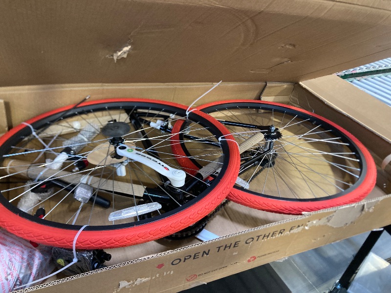 Photo 1 of 700c Kent Thruster Fixie Men's Bike, Adult, Ages 13+, Black/Red
