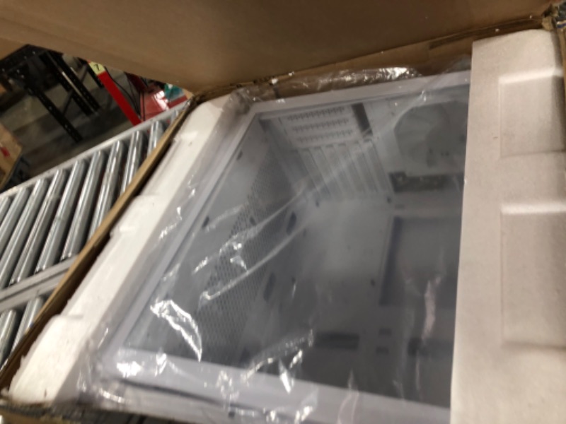 View 3 of Gamdias White E-ATX Mid Tower Gaming Computer PC Case w/Tempered Glass, USB Type-C, Built-in 2x140mm & 1x120mm PWM ARGB Fans, Up to Radiators/AIO 360mm, 390mm GPU/VGA RTX 40 Series, 180mm CPU Cooler
