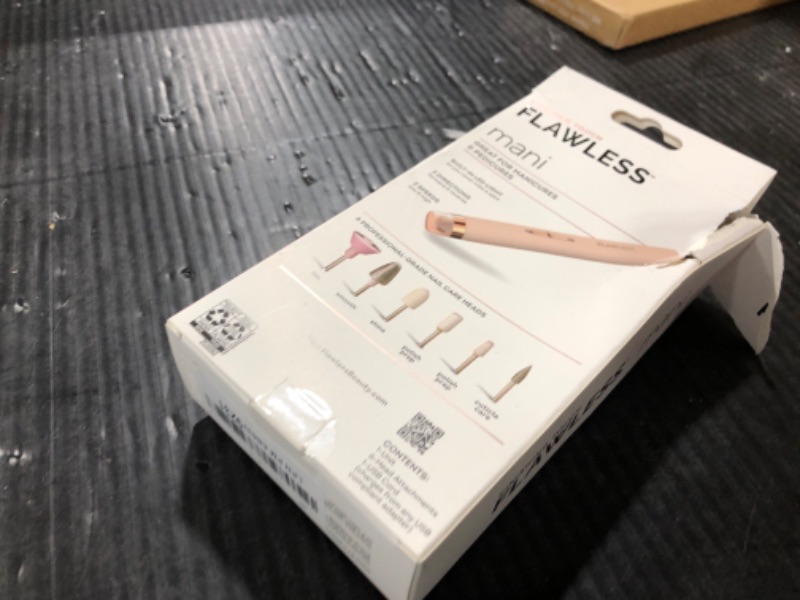 Photo 1 of Finishing Touch Flawless Salon Nails Kit, Electronic Nail File and Full Manicure and Pedicure Tool