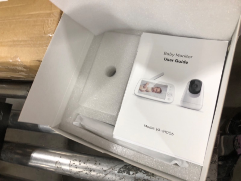 Photo 1 of HiPP Baby Monitor, 5" 720P Video Baby Monitor with Pan-Tilt-Zoom Camera, Audio and Visual Monitoring, Infrared Night Vision and Thermal Monitor?2-Way Talk, 900ft Range, 4500mAh Rechargeable Battery