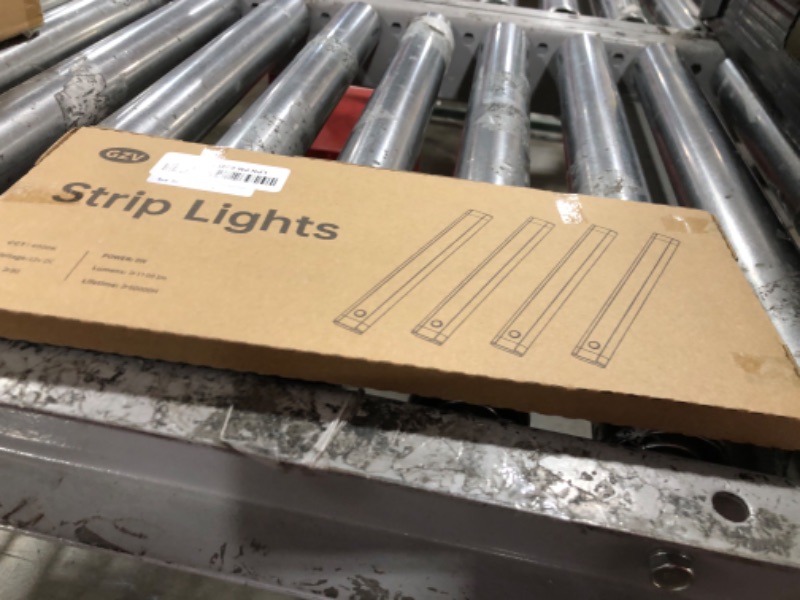 Photo 1 of GZV 12V LED Light Strip, Enclosed Trailer Light, 12 Volt Lights, 12v LED Strip for RV Interior, Strip Lights for Trailer, Cargo, Truck, Van, Shed, RV(4Pack, 4000K, Silver)