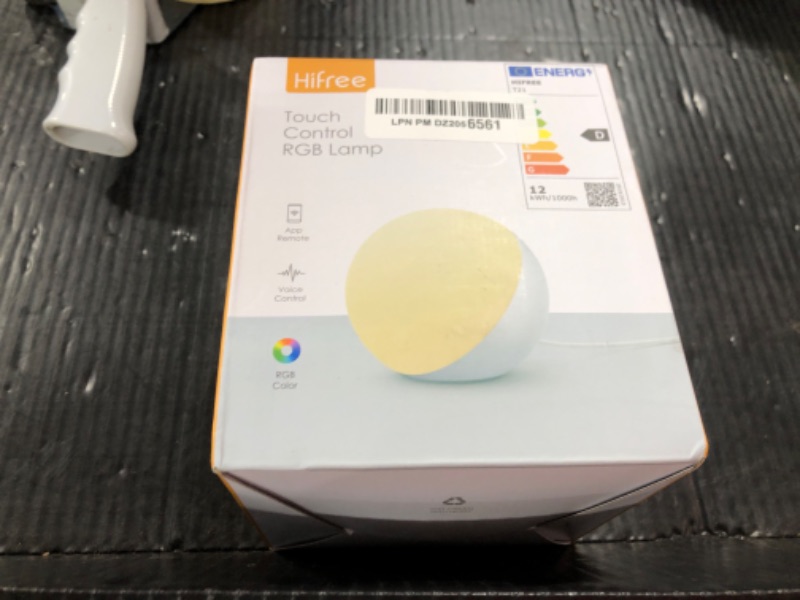 Photo 1 of Hifree Smart Table Lamp, Dimmable Desk Lamp with App/Voice Control, LED RGB Color Changing Touch Lamp, Night Light for Bedroom Compatible with Alexa