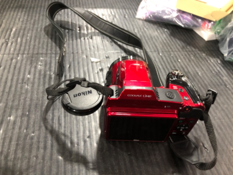 Photo 1 of Nikon COOLPIX L840 Digital Camera with 38x Optical Zoom and Built-In Wi-Fi (Red)