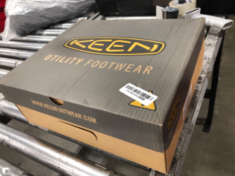 Photo 1 of KEEN Utility Men's Cincinnati 6” Composite Toe Waterproof 90 Degree Heel Heavy Duty Work Boots, Black/Sandshell, 13