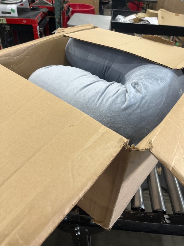 Photo 1 of Pharmedoc Pregnancy Pillows, U-Shape Full Body Pillow -Removable Cover Jumbo Size - Grey - Pregnancy Pillows for Sleeping - Body Pillows for Adults, Maternity Pillow and Pregnancy Must Haves