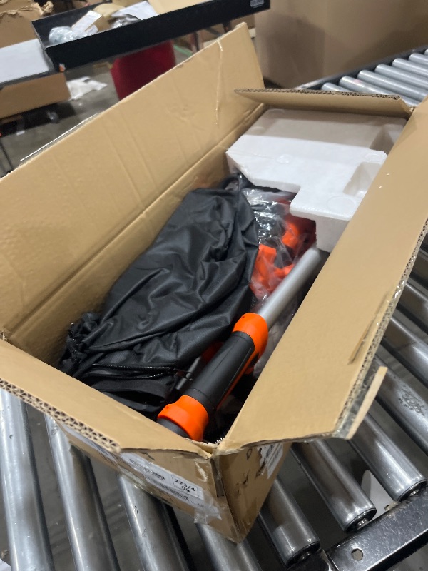Photo 1 of Electric Drywall Sander, 2200RPM Drywall Sander with Vacuum, 1000W Automatic Dust Collector with LED Light, Foldable Popcorn Ceiling Removal Tool with 6 Variable Speed &15Pcs Sanding Discs