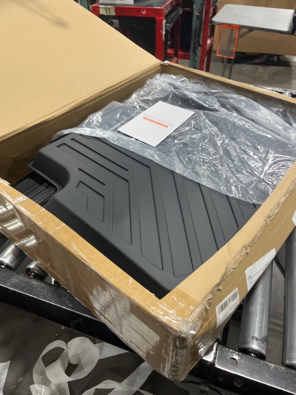 Photo 1 of HOUCLEMIC Floor Mats for 2018-2025 Volkswagen VW Atlas 7 Passenger Bench Seating (Not for Cross Sport)-All Weather Cargo Mat with Backrest Mats for 2025 VW Atlas Accessories