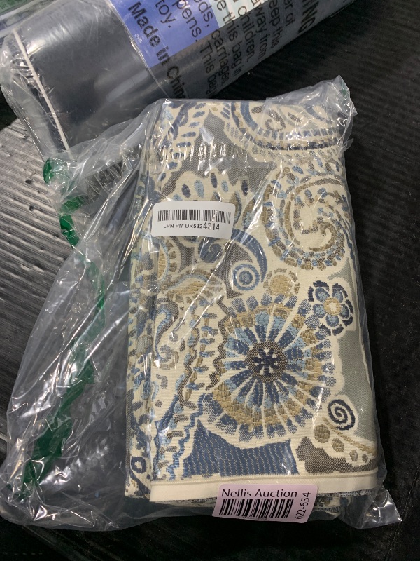 Photo 1 of Mika Home Pack of 2 Throw Pillow Covers Decorative Pillow Shells for Sofa Couch, Paisley Pattern, 22x22 Inches,Blue Brown Cream Multicolor