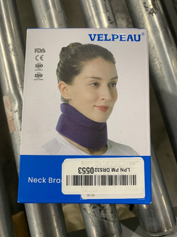 Photo 1 of Velpeau Neck Brace for Neck Pain and Support - Soft Cervical Collar for Sleeping, Snoozing, Sleeping Upright, Anti-Snoring, Sleep Apnea for Women & Men (Khaki, Dual-purpose Version, M: 11.5-14"/3?)