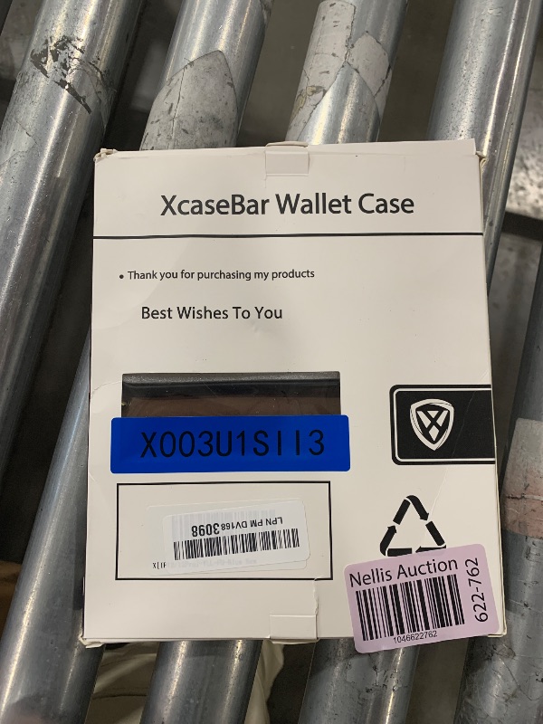 Photo 1 of XcaseBar for iPhone 12/12 Pro 6.1" Wallet case with Zipper Credit Card Holder?RFID Blocking?, Flip Folio Book PU Leather Phone case Shockproof Cover Women Men for Apple 12 case Blue