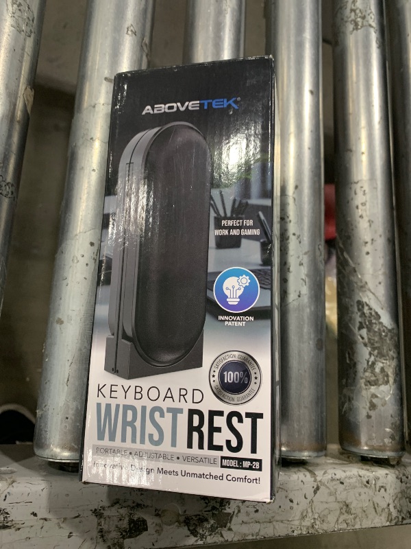 Photo 1 of AboveTEK Keyboard Wrist Rest – Adjustable Angle & 25-Inch Length, Foldable Ergonomic Memory Foam Support for Computer, Laptop & Gaming – Non-Slip, Relieves Wrist & Elbow Pain for Typing & Mouse Use