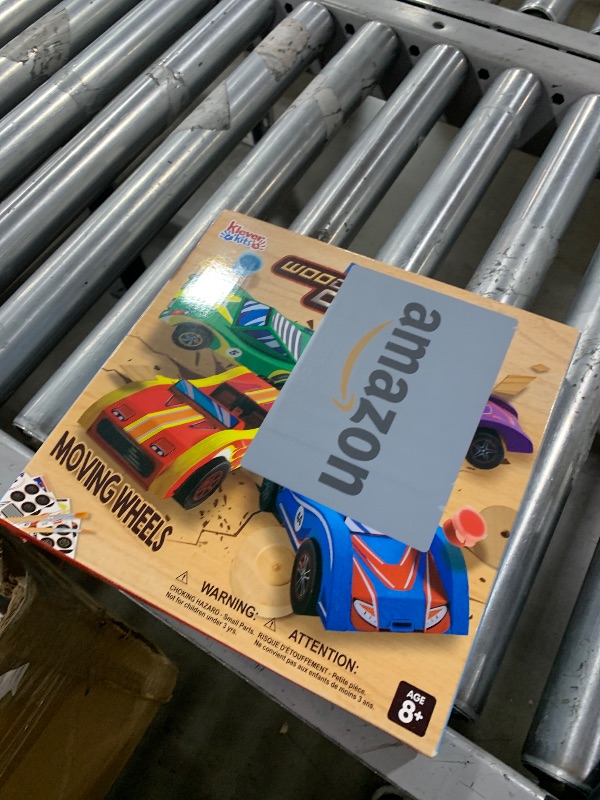 Photo 1 of Klever Kits 4 DIY Wooden Race Cars-Build & Paint Your Own Wood Craft Kit, 4 Race Cars Toy, Easy to Assemble Arts Crafts Kit, Birthday Party Presents for Kids Boys and Girls