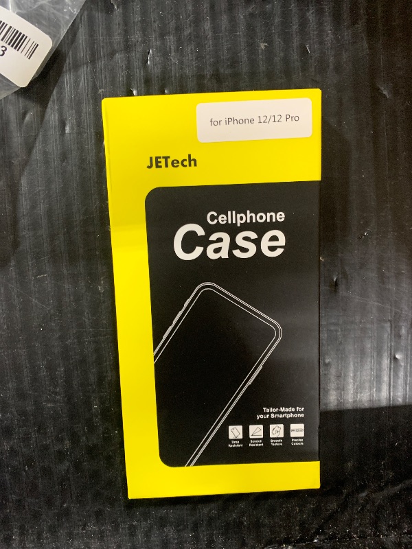 Photo 1 of JETech Case for iPhone 12/12 Pro 6.1-Inch, Non-Yellowing Shockproof Phone Bumper Cover, Anti-Scratch Clear Back (HD Clear)