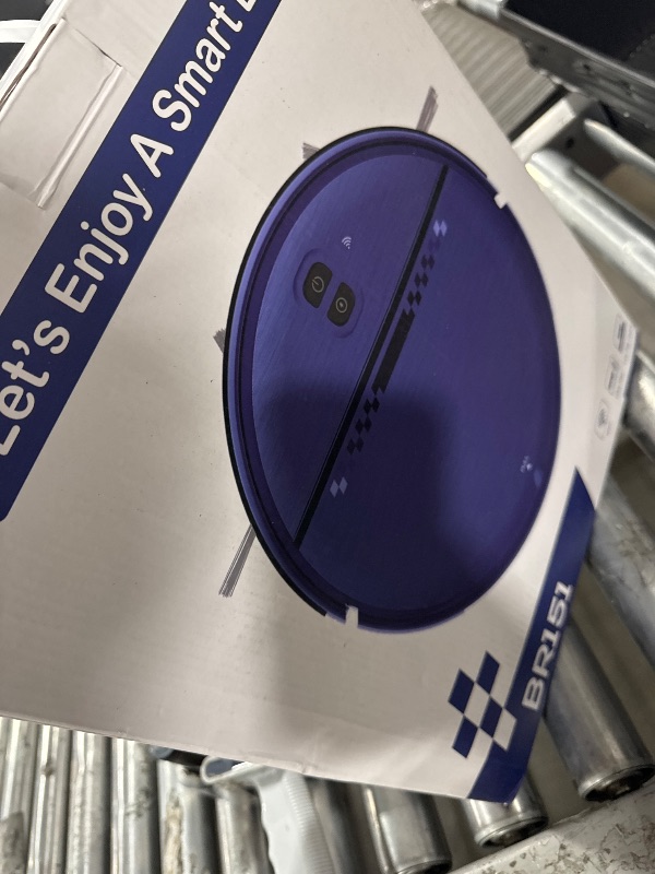 Photo 1 of SHELIKI Robot Vacuum and Mop, 2-in-1 Robotic Vacuums Cleaner with Smart Max Strong Suction, WiFi/App/Alexa Voice Control, Obstacle Avoidance, for Pet Hair, Carpets and More