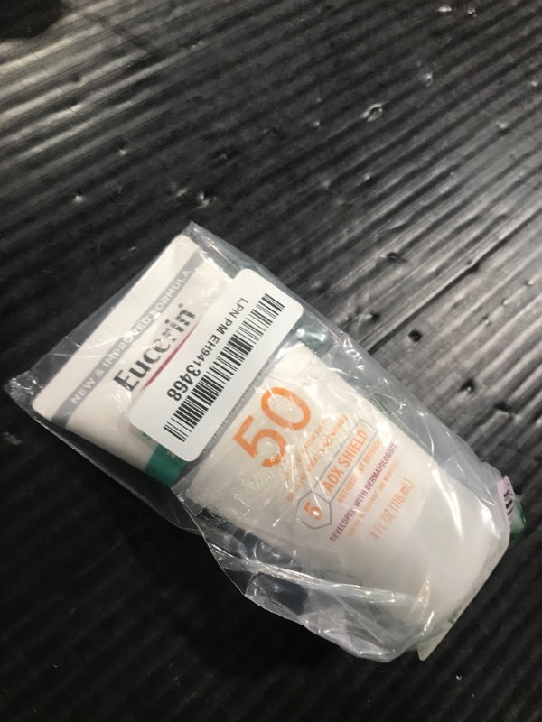 Photo 1 of Eucerin Sun Sensitive Mineral Sunscreen Lotion SPF 50 with Zinc Oxide Protection, Hypoallergenic Sunscreen for Sensitive Skin, Oxybenzone and Octinoxate Free, 4 Fl Oz Tube