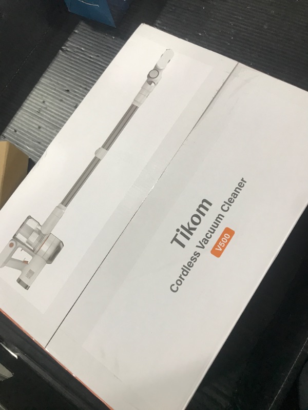 Photo 1 of Tikom V500 Cordless Vacuum Cleaner for Home, 40000Pa/450W Stick Vacuum with LED Touch Screen, Charging Wall Dock, Anti-Tangle, Lightweight Handheld Vacuum for Pet Hair, Hard Floor, Carpet