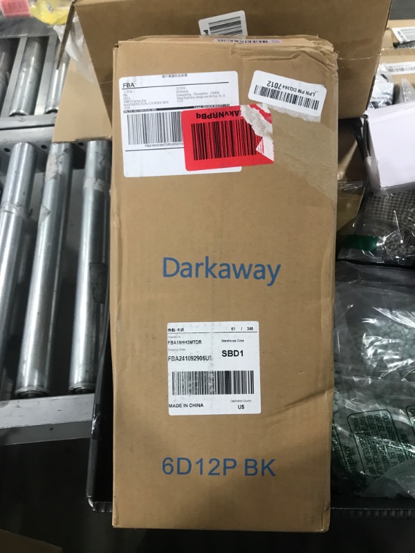 Photo 1 of Darkaway Outdoor Post Lights Lamp Posts Outdoor Lighting, Waterproof Aluminum Post Lights Exterior Light Fixtures with Glass,Fence Pole Lights for Porch Yard Patio Garage