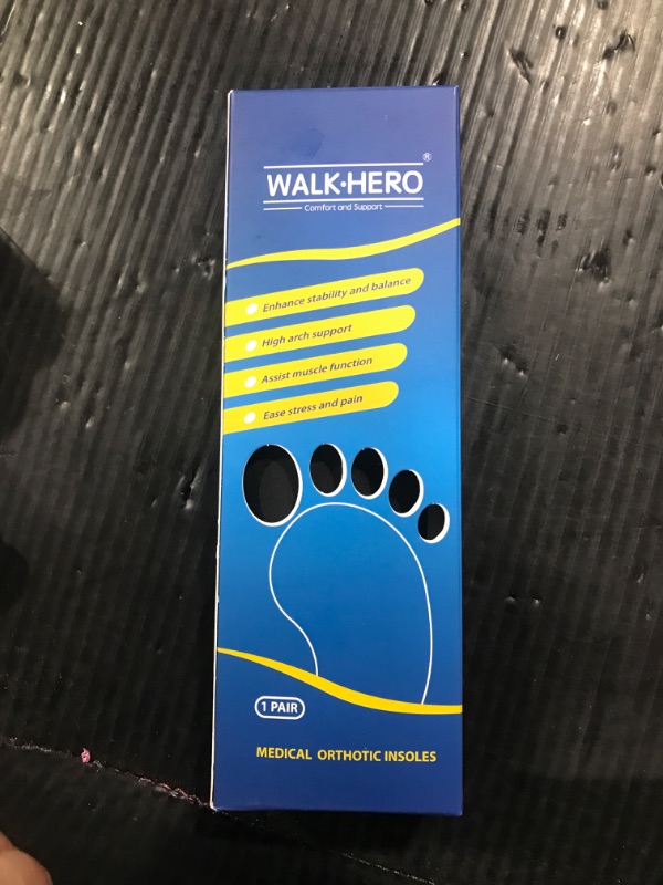 Photo 1 of Plantar Fasciitis Feet Insoles Arch Supports Orthotics Inserts Relieve Flat Feet, High Arch (Mens 8-8 1/2 | Womens 10-10 1/2)