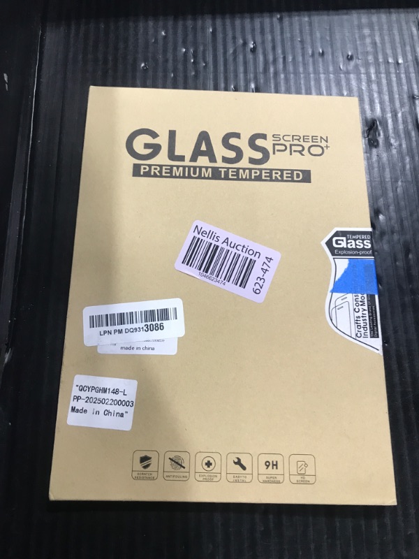 Photo 1 of Canvcle 2PCS Screen Protector for 2019-2025 Audi Q7 Q8 10.1 Inch Upper and 8.6 Inch Lower Touch Screen, Tempered Glass Navigation Display Screen Cover Infotainment Protective Film