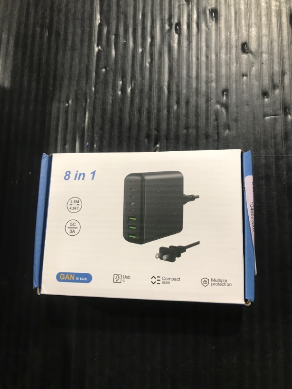 Photo 1 of 500W USB C Charger Block, 8-Port USB C Charging Station Fast Charging PD 120W PC Laptop Charger Adapter Compatible with MacBook Pro/Air/All iPad,DELL, iPhone 16/15/14/13/Pro Max/Galaxy Note