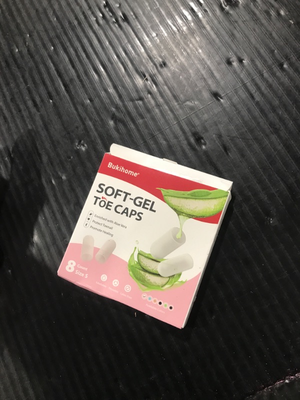 Photo 1 of Gel Pinky Toe Sleeves Toe Protectors - Bukihome 8 Pack Silicone Toe Caps with Aloe Vera Extract - Toe Protections Cushions for Women & Men - Protect Corns, Blister