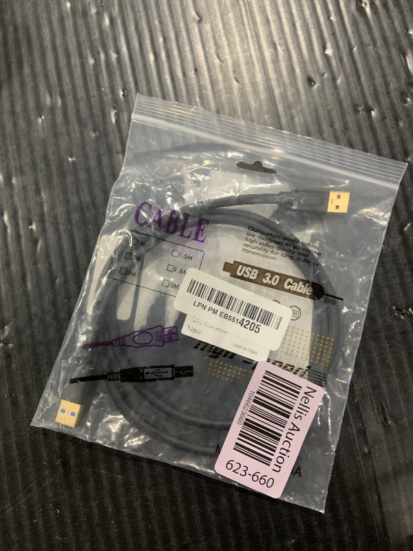 Photo 1 of Jelly Tang USB 3.0 Male to Male Cable 3Ft,USB to USB Cable with Gold-Plated Connector for Hard Drive Enclosures, DVD Player, Laptop Cooler (3Ft/1M)