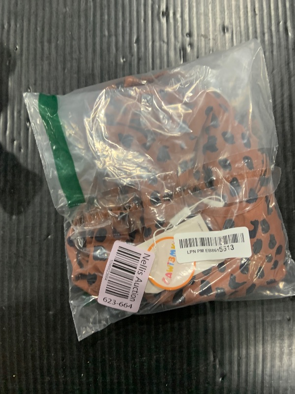 Photo 1 of Mommy and Me Matching Dresses Polka Dot Leopard Floral Printed Ruffled Sleeveless Midi Beach Dress Adjustable Drawstring Summer Mom Daughter Matching Outfits Brown Leopard 12-18 Months
