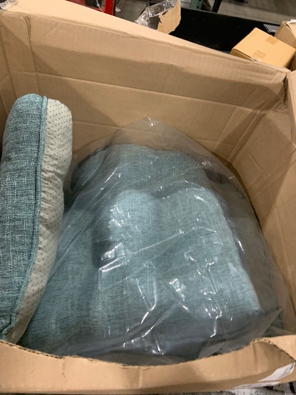 Photo 1 of IPYNBAP Chair Cushions for Dining Chairs, 4” Thick Kitchen Chair Cushions, 15.5x15.5 Tufted Indoor Seat Chair Pads, Set of 4, Sage Green