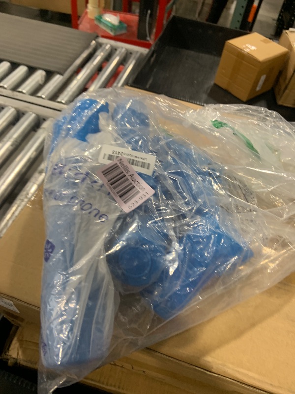 Photo 1 of Jucoan 100 Pack Water Bottle Caps, 55mm 3&5 Gallon Non Spill Water Jug Caps, Replacement Snap On Caps for Water Dispenser Jugs