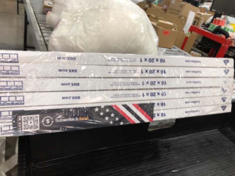 Photo 1 of BNX TruFilter 16x20x1 Air Filter MERV 11 (6-Pack) - MADE IN USA - Allergen Defense Electrostatic Pleated Air Conditioner HVAC AC Furnace Filters for Allergies, Dust, Pet, Smoke, Allergy MPR 1200 FPR 7
