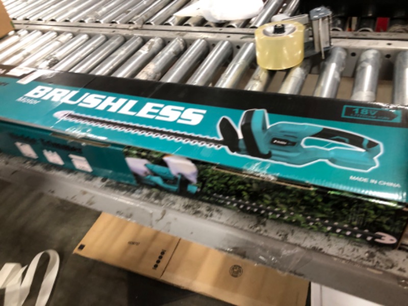 Photo 1 of Hedge Trimmer Compatible for Makita 18V Battery?Cordless Electric Hedge Trimmer with 1600RPM Brushless Motor, 22'' Dual-Action Blade with 3/5'' Cutting Capacity (NO Battery)