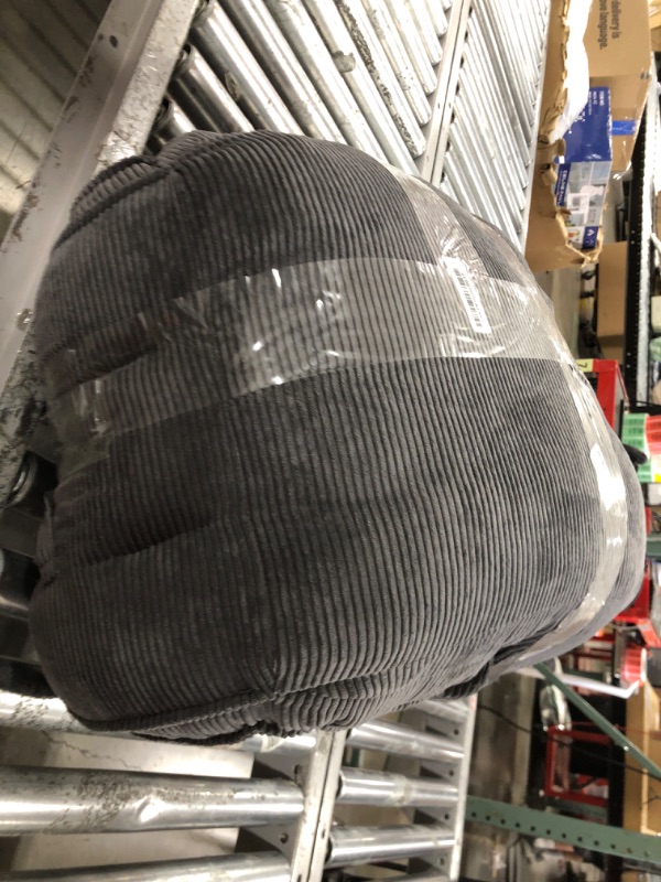 Photo 1 of RRPAHWTV Bed Pillow for Sitting Up?Reading Pillow with Arms, Back Pillow for Bed Sitting up with Shredded Memory Foam for TV, Reading, Gaming, or Relaxing in Bed or on The Floor?Grey Black?Small?