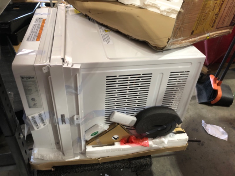Photo 1 of Whirlpool 24,000 BTU Window Mounted Inverter Air Conditioner with Quiet, 230V, AC for Large Rooms up to 1500 Square Feet with Remote, Window AC Unit for Apartment, Living Room, Bedroom